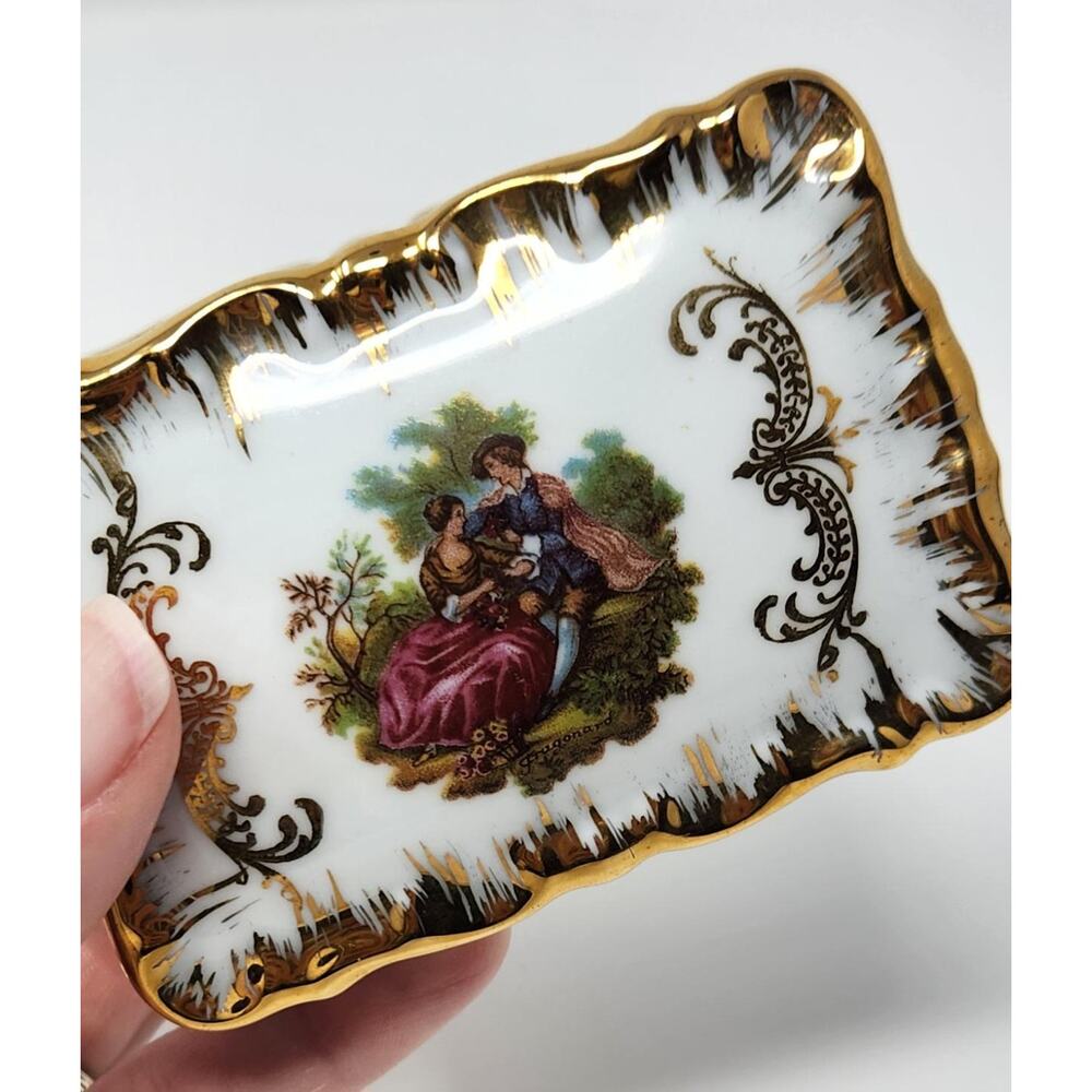 Trinket Jewelry Box | Courting Couple | Bavaria, Germany